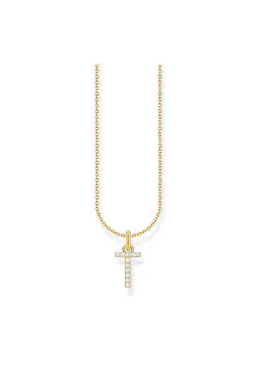 THOMAS SABO Kette 750 Gelbgold Vergoldung, 925 Sterlingsilber gold