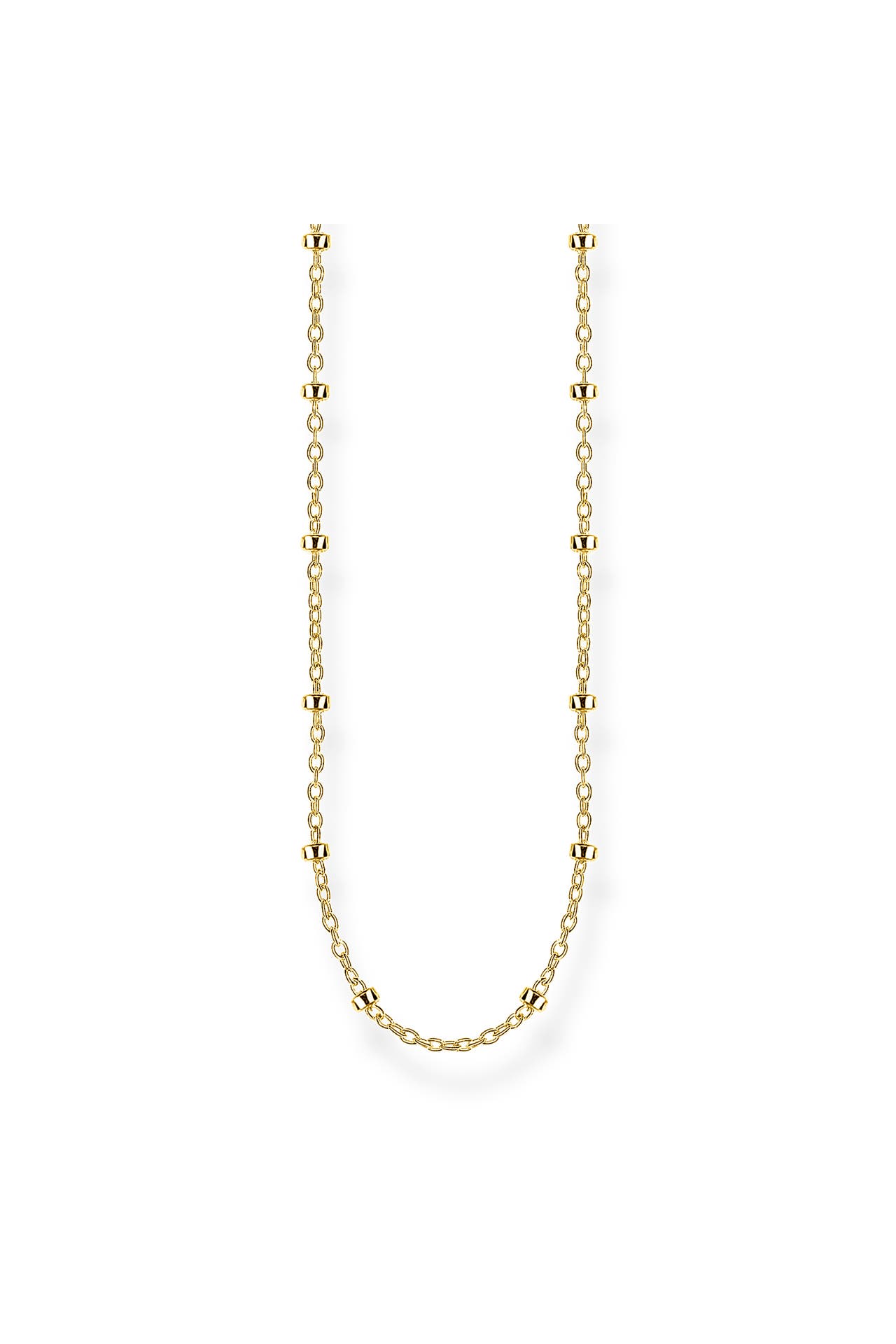 THOMAS SABO Kette 925 Sterlingsilber, 750 Gelbgold Vergoldung gold, Bild 1