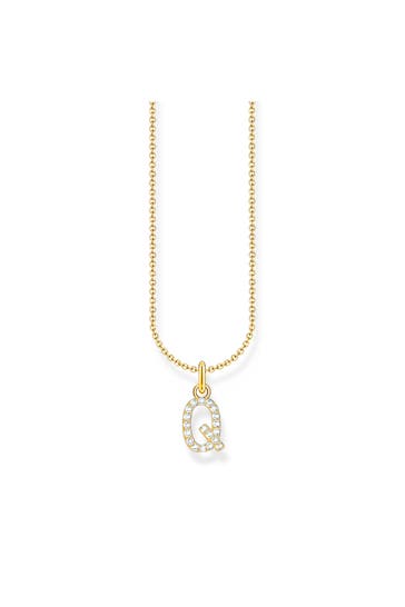 THOMAS SABO Kette 750 Gelbgold Vergoldung, 925 Sterlingsilber gold