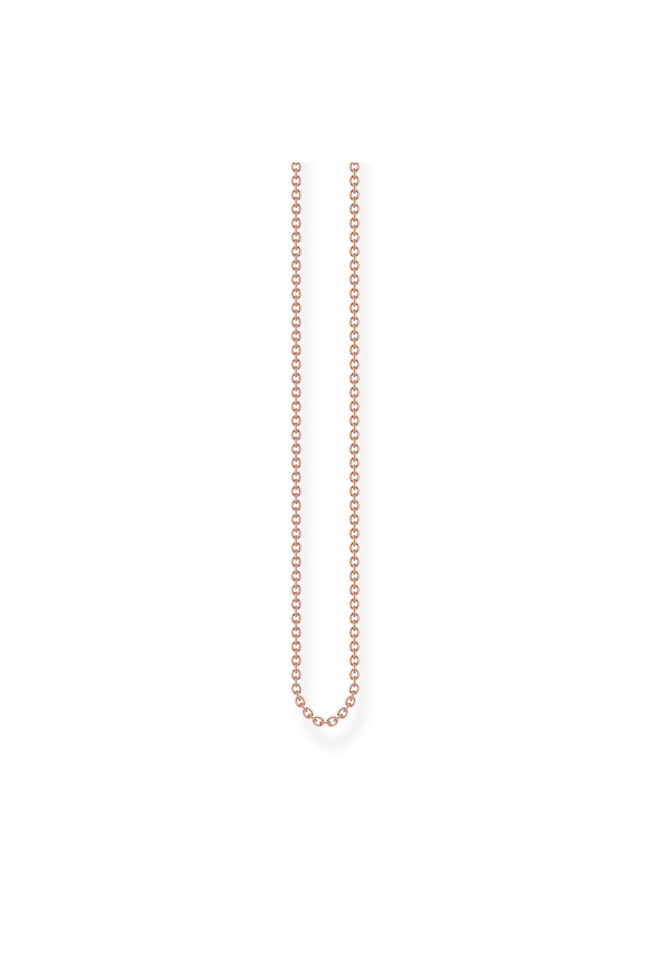 THOMAS SABO Kette 750 Roségold Vergoldung, 925 Sterlingsilber roségold, Bild 1