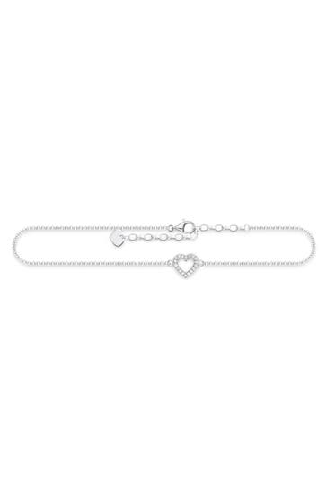 THOMAS SABO Fusskettchen 925er Sterlingsilber silber