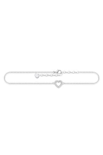 THOMAS SABO Fusskettchen 925er Sterlingsilber silber