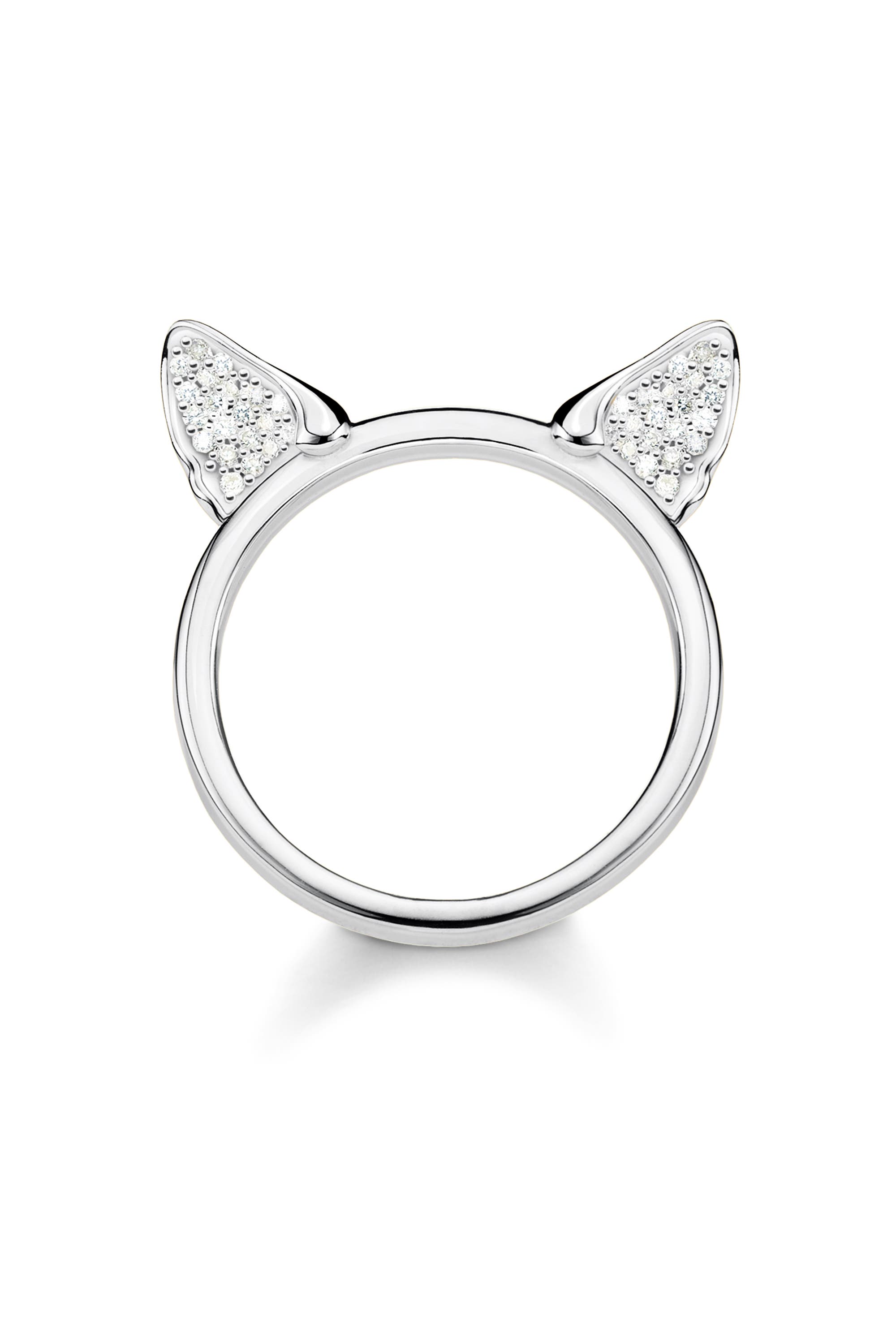 THOMAS SABO Ring Light of Luna 925 Sterlingsilber, 750 Roségold
