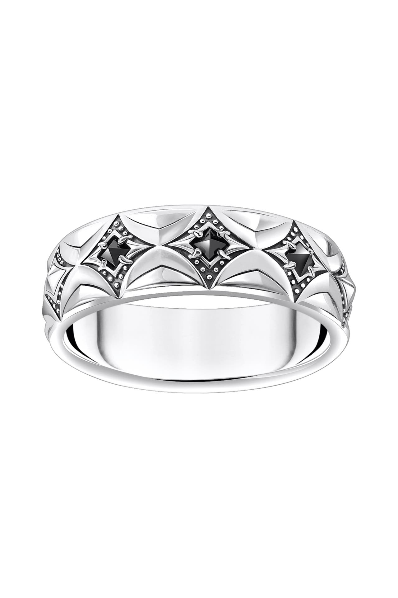 THOMAS SABO Ring 925 Sterlingsilber, geschwärzt silber-schwarz, Bild 1