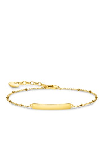 THOMAS SABO Armband 925 Sterlingsilber, 750 Gelbgold Vergoldung gold
