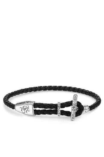 THOMAS SABO Armband 925er Sterlingsilber, geschwärzt silber-schwarz
