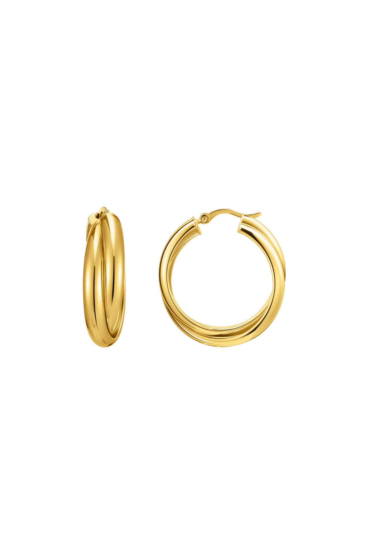 THOMAS SABO Creolen 925 Sterlingsilber, 750 Gelbgold Vergoldung, Bild 1