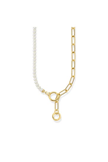 THOMAS SABO Kette 750 Gelbgold Vergoldung, 925 Sterlingsilber gold