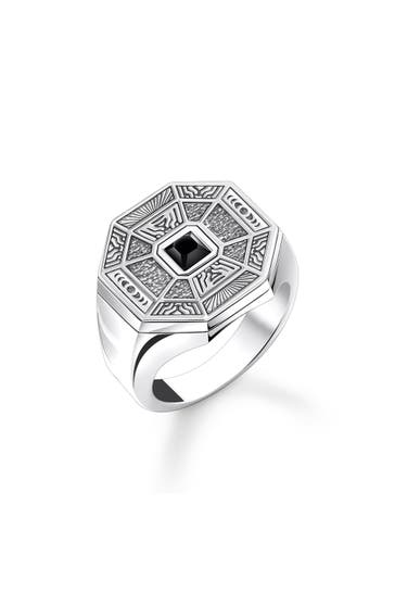 THOMAS SABO Ring Lebensweg 925 Sterlingsilber, geschwärzt