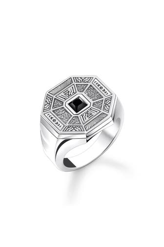 THOMAS SABO Ring Lebensweg 925 Sterlingsilber, geschwärzt
