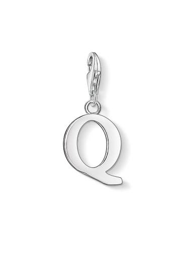 THOMAS SABO Charm-Anhänger Buchstabe Q 925er Sterlingsilber