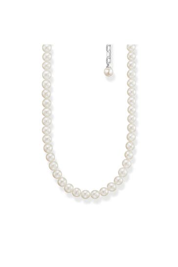 THOMAS SABO Kette 925 Sterlingsilber, geschwärzt silber
