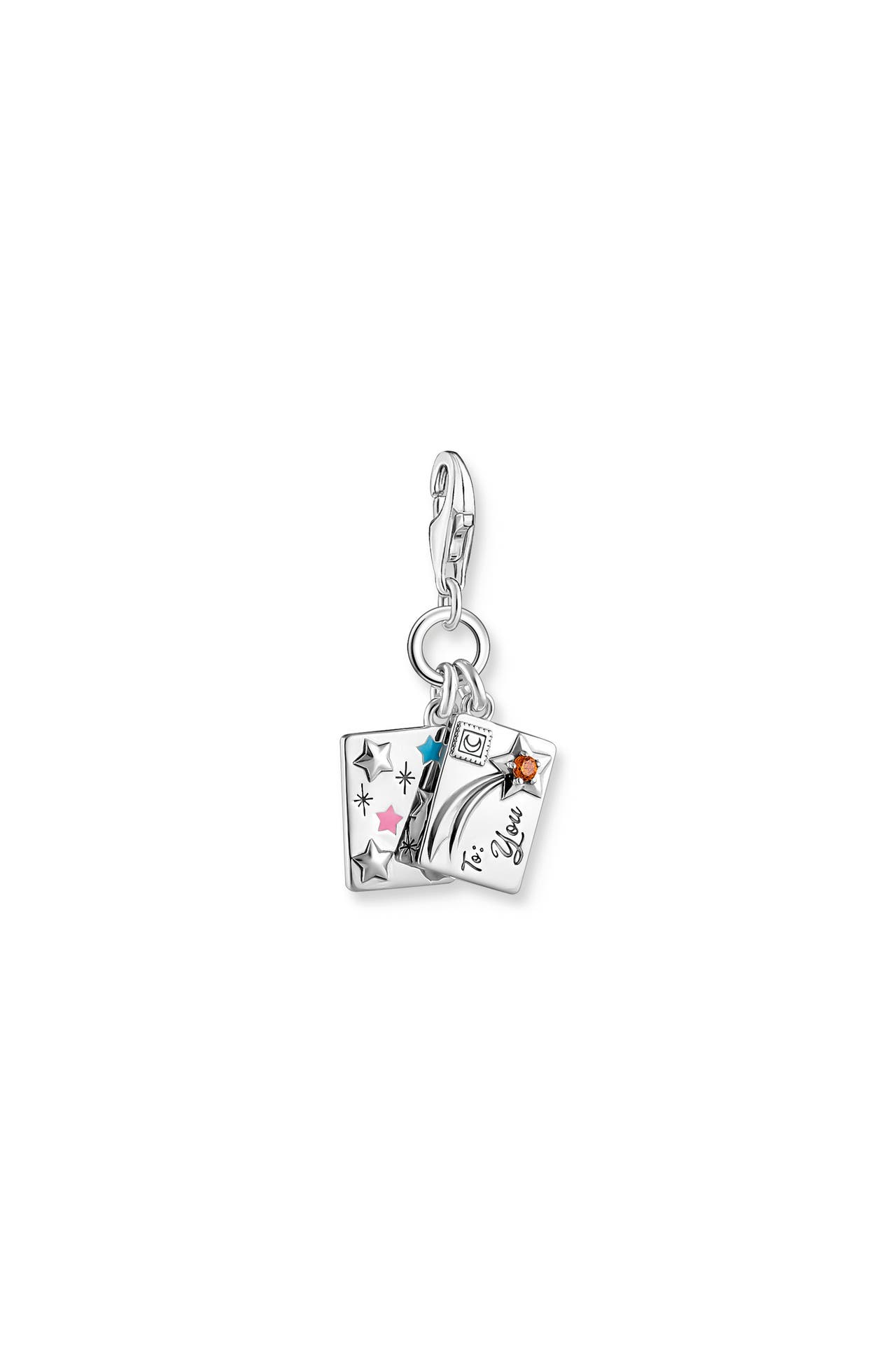 THOMAS SABO Charm-Anhänger 925 Sterlingsilber, geschwärzt, Kaltemail, Bild 1
