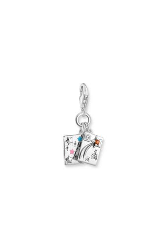 THOMAS SABO Charm-Anhänger 925 Sterlingsilber, geschwärzt, Kaltemail