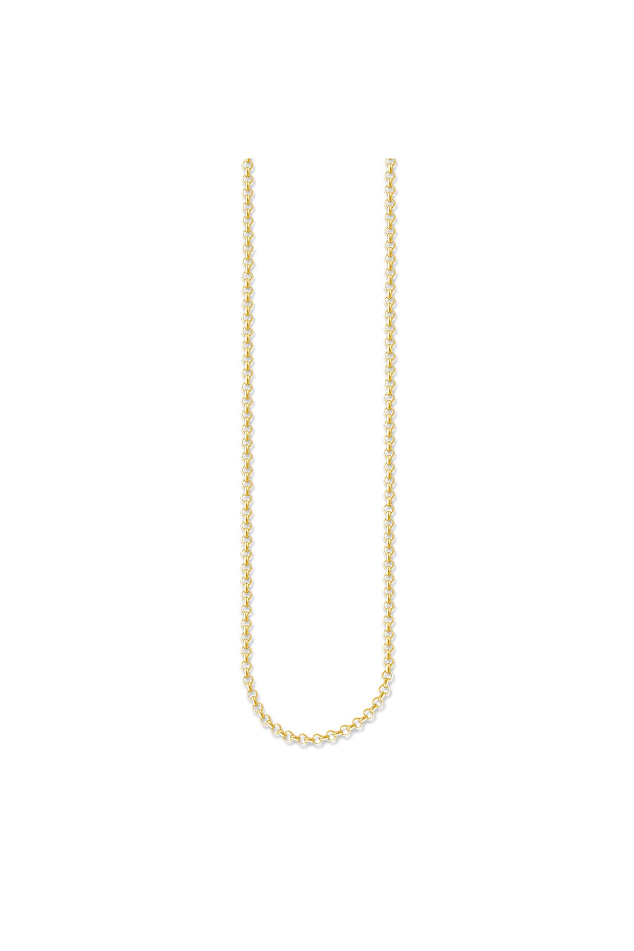 THOMAS SABO Kette 925er Sterlingsilber; 750er Gelbgold Vergoldung gold, Bild 1