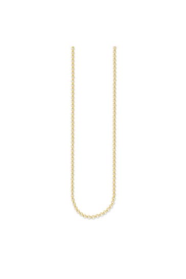 THOMAS SABO Kette 925er Sterlingsilber; 750er Gelbgold Vergoldung gold