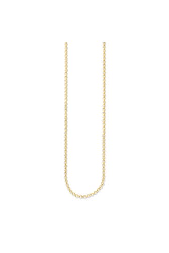 THOMAS SABO Kette 925er Sterlingsilber; 750er Gelbgold Vergoldung gold
