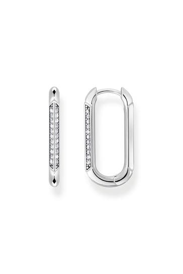 THOMAS SABO Ohrringe 925 Sterlingsilber, geschwärzt silber
