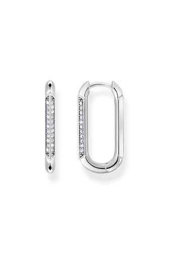 THOMAS SABO Ohrringe 925 Sterlingsilber, geschwärzt silber