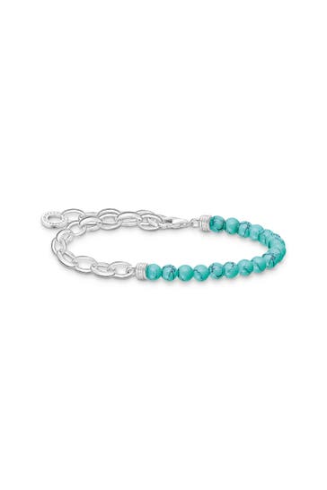 THOMAS SABO Armband 925 Sterlingsilber silber-türkis