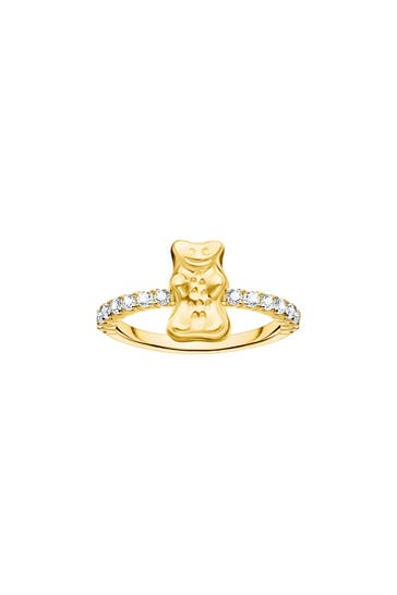 THOMAS SABO Ring Recyceltes 925 Silber, 18k Vergoldung gold