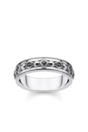 THOMAS SABO Ring 925 Sterlingsilber, geschwärzt silberfarben