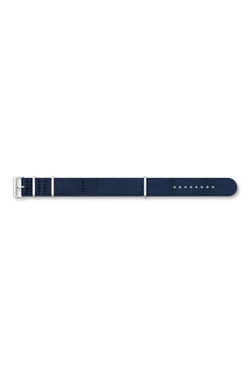 THOMAS SABO Armband Textil; Edelstahl blau