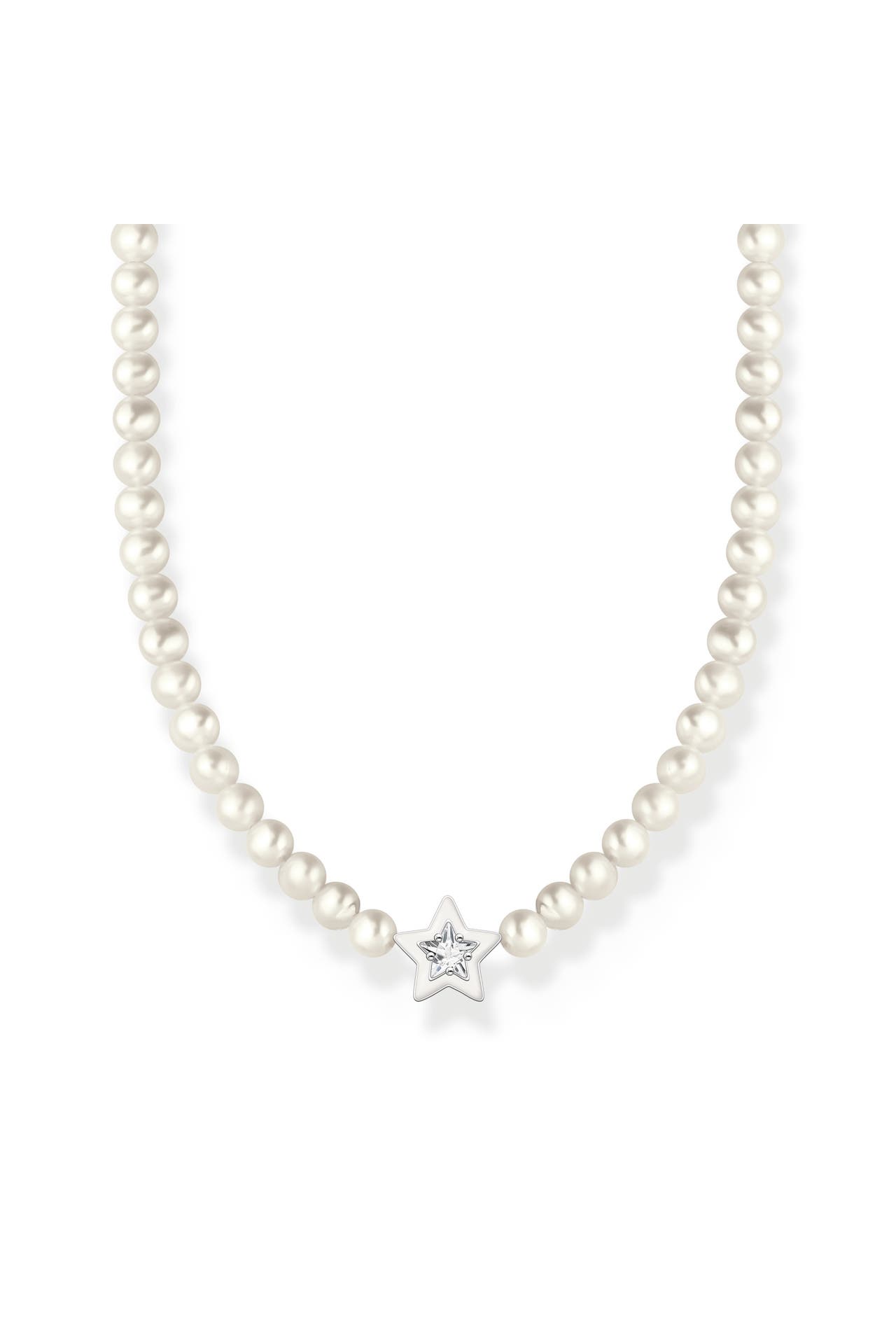 THOMAS SABO Kette 925 Sterlingsilber, Kaltemail silber, Bild 1