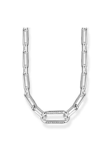 THOMAS SABO Kette 925 Sterlingsilber, geschwärzt silber