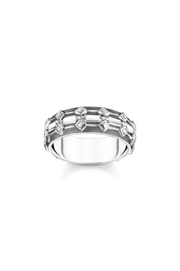 THOMAS SABO - Ring 925 Sterlingsilber, geschwärzt silber