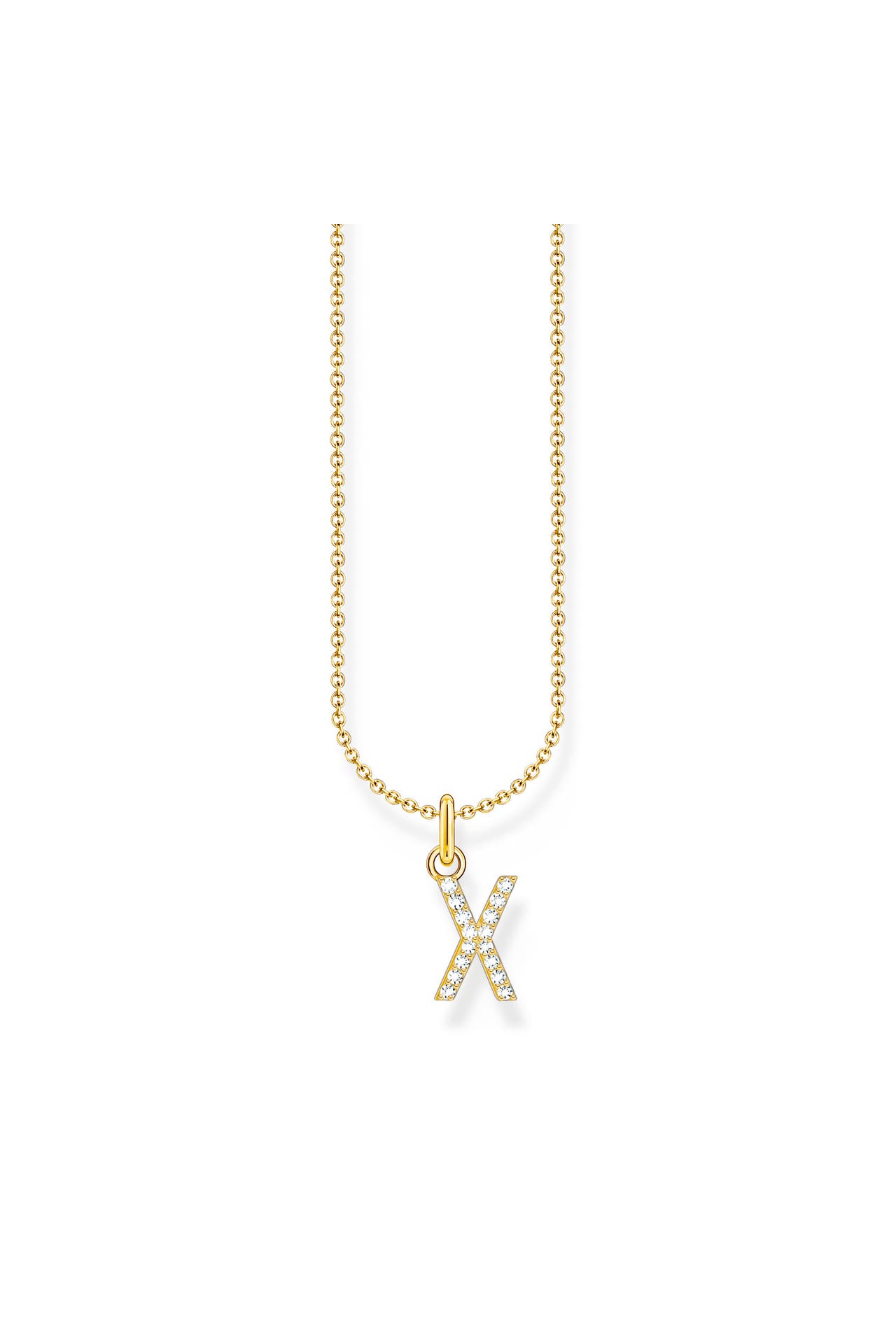 THOMAS SABO Kette 750 Gelbgold Vergoldung, 925 Sterlingsilber gold, Bild 1