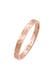 Ring Bandring Partnerring Basic Organic Look 925 Silber Rosegold