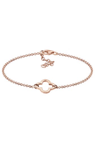 ELLI Armband Kleeblatt 925 Silber Rosegold
