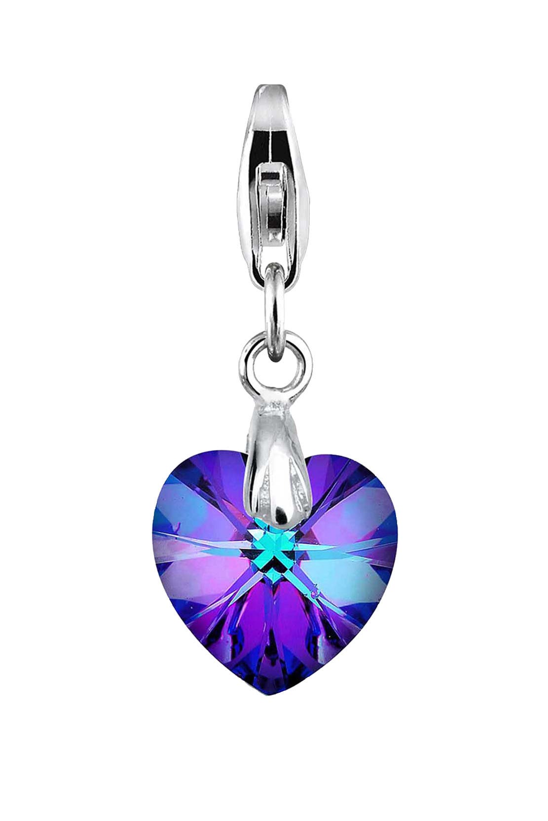 ELLI Charm Herz Love Kristalle 925 Sterling Silber, Bild 1
