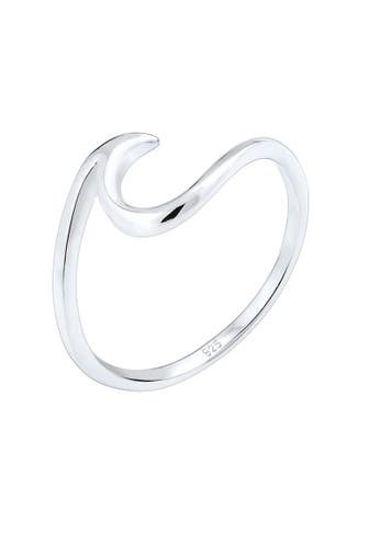 ELLI Ring Wellen Wave Maritim Meer 925 Silber