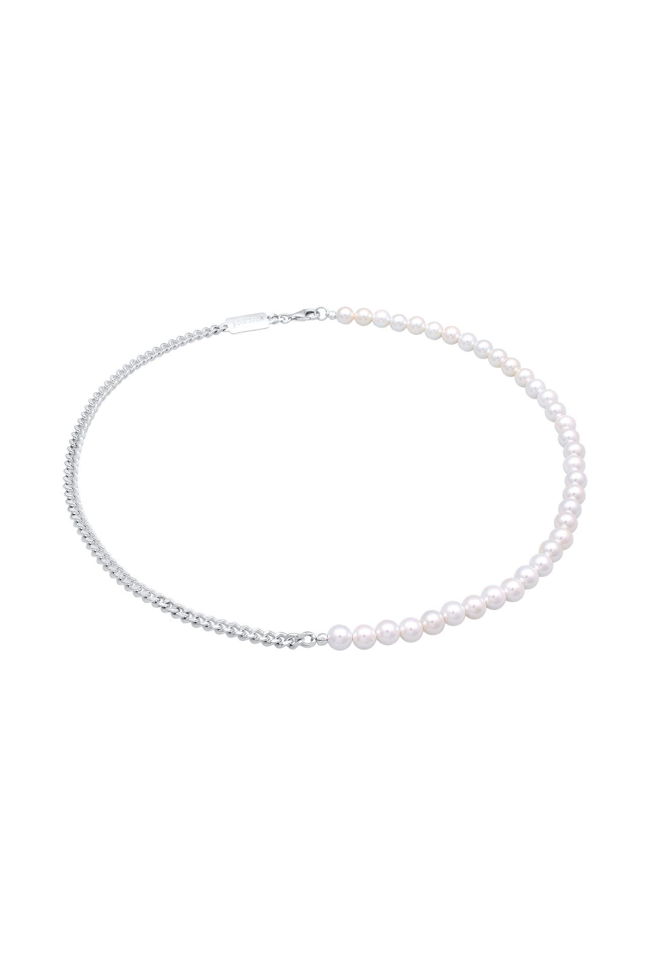 KUZZOI Kette Basic Männer Panzerkette Massiv Perlen 925 Silber Silber, Bild 1