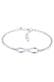 Armband Infinity Zirkonia 925 Sterling Silber Silber