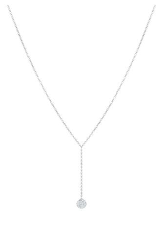 ELLI Kette Y-Kette Kugel 925 Silber, mit Kristallen von Swarovski® Silber