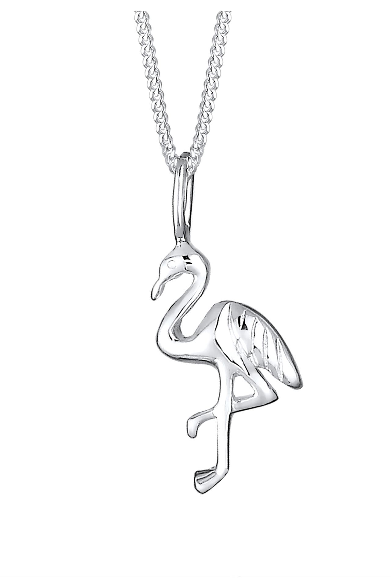 ELLI Kette Flamingo 925 Sterling Silber Silber, Bild 1