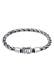 Armband Herren Kordel Kastenverschluss Unisex 925er Silber Silber