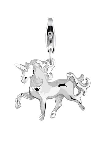 NENALINA Charm Einhorn Anhänger Pferd Elfe Fabelwesen 925 Silber