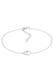 Armband Herz Love Verschlungen 925 Silber Silber