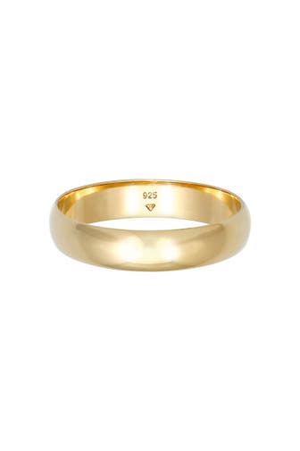 ELLI Ring Basic Bandring Trauring Verlobung 925 Silber Gold