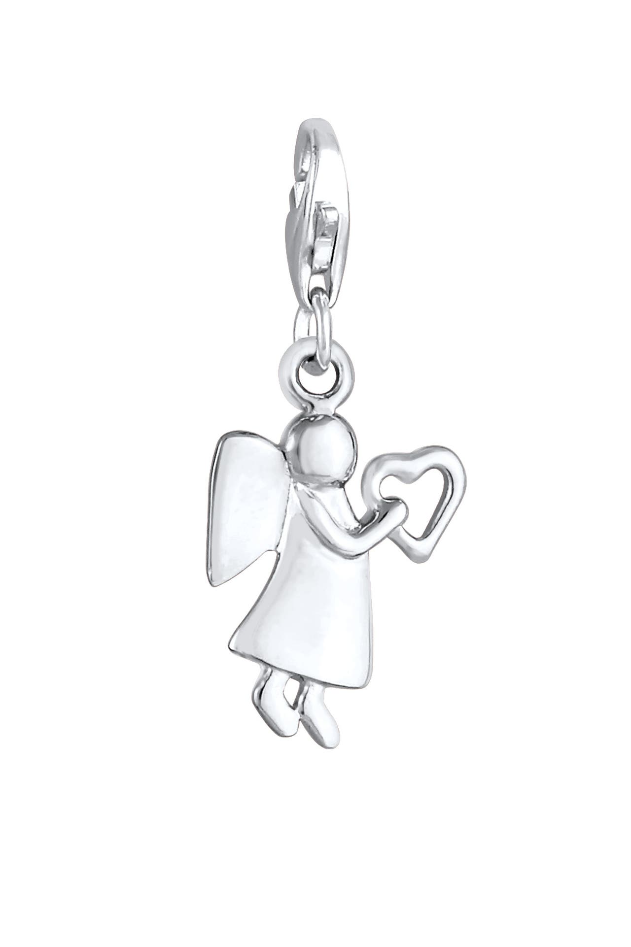 ELLI Charm Schutzengel Herz Talisman Glücksbringer 925 Silber, Bild 1