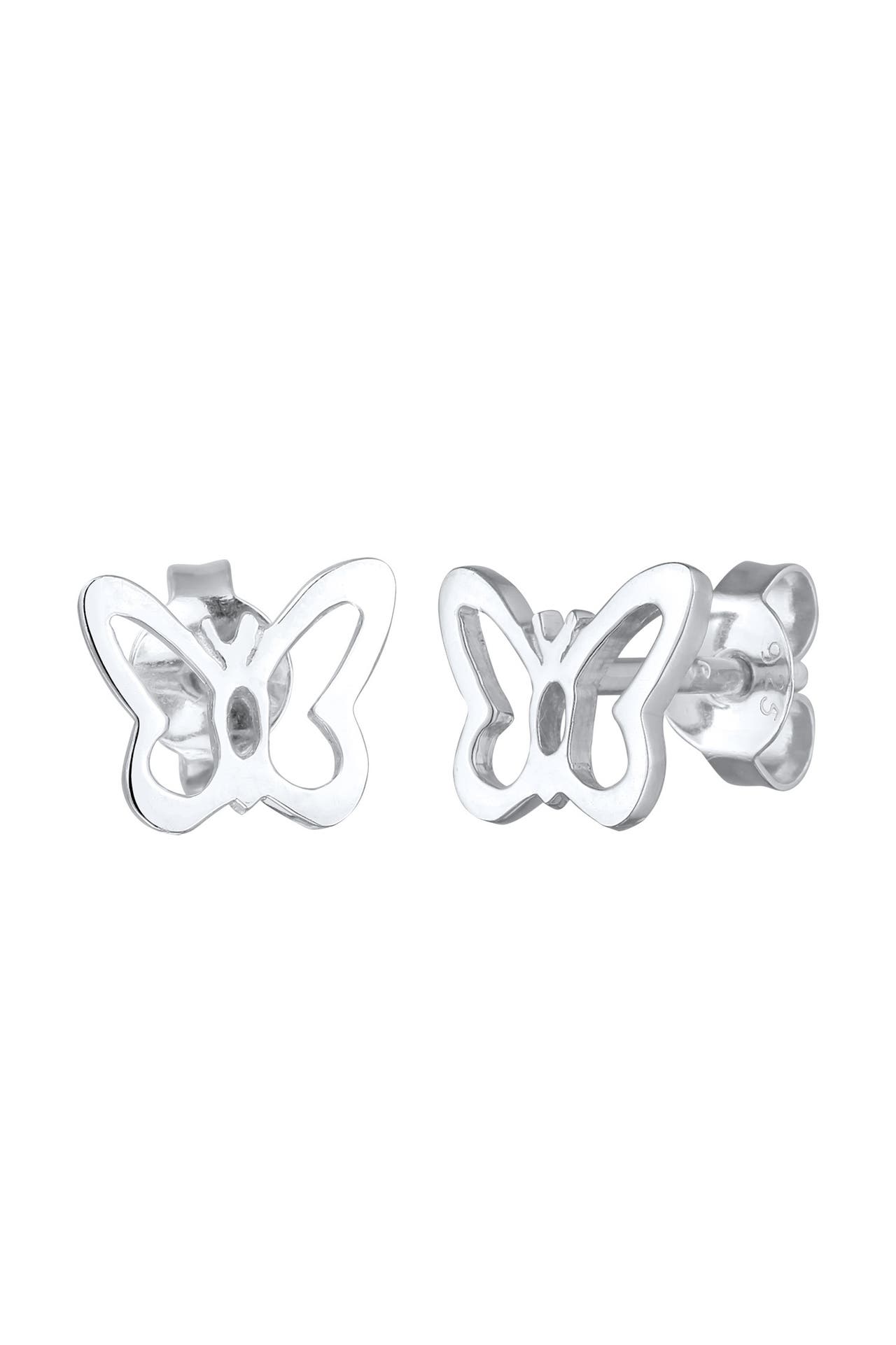 ELLI Ohrringe Schmetterling Trend Symbol 925 Silber Silber, Bild 1