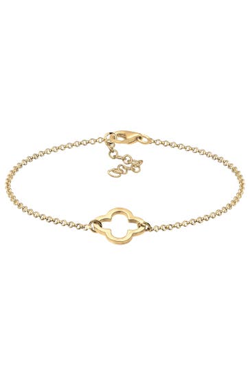 ELLI Armband Kleeblatt 925 Silber Gold