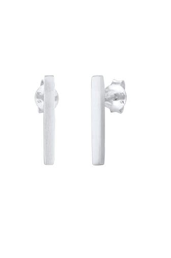 ELLI Ohrringe Stecker Stab Geo Gebürstet Trend 925 Silber Silber