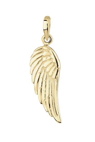 ELLI PREMIUM Anhänger Flügel Engel 375 Gelbgold