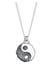 Kette Yin Yang Harmonie Freundschaft 925 Silber Schwarz
