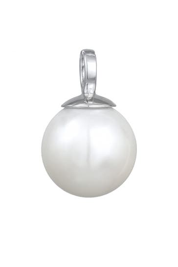 NENALINA Anhänger Muschelkernperle 925 Silber weiß